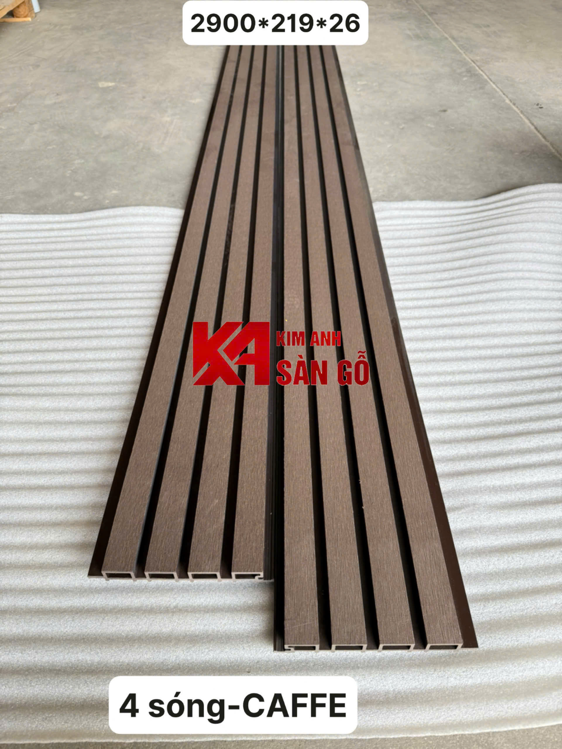 Tấm Ốp Lam Sóng Ngoài Trời GR-02 Coffee